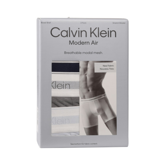 3PACK Calvin Klein miesten bokserit moniväriset shortsit moniväriset (NB3954A-PS9)