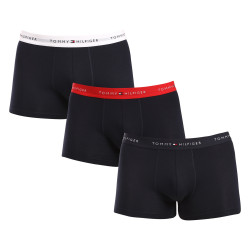 3PACK Tommy Hilfiger miesten bokserit tummansiniset shortsit (UM0UM02765 0UB)