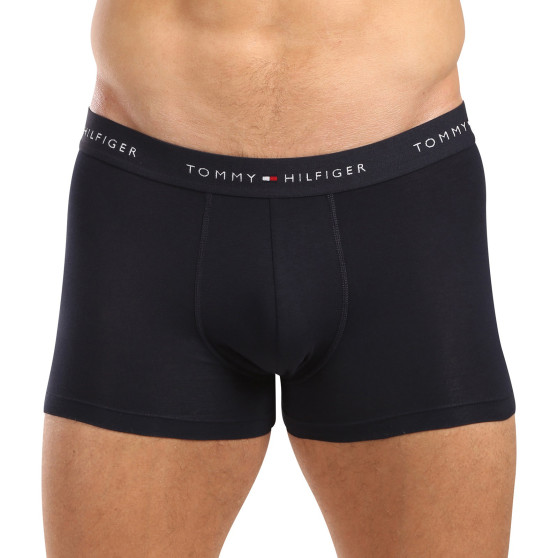 3PACK Tommy Hilfiger miesten bokserit tummansiniset shortsit (UM0UM02763 0W3)