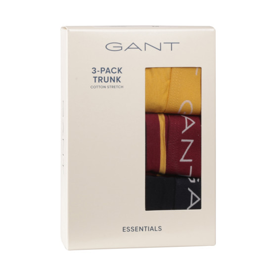 3PACK Gant miesten bokserit moniväriset shortsit moniväriset (902433043-558)