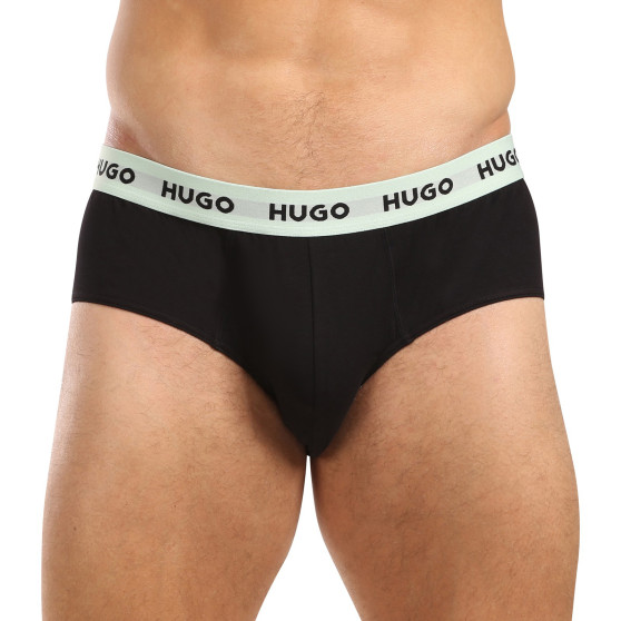 3PACK HUGO miesten alushousut musta (50517879 961)