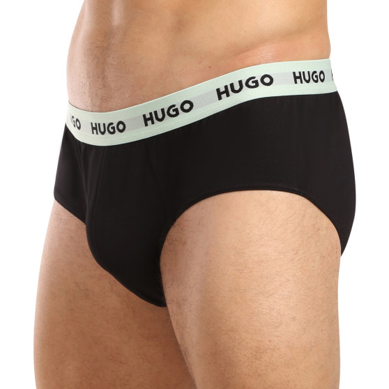 3PACK HUGO miesten alushousut musta (50517879 961)