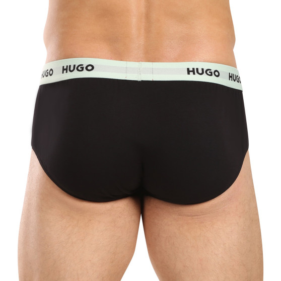 3PACK HUGO miesten alushousut musta (50517879 961)