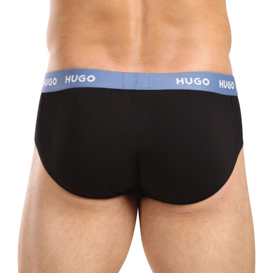 3PACK HUGO miesten alushousut musta (50517879 961)