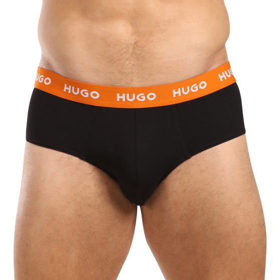 3PACK HUGO miesten alushousut musta (50517879 961)