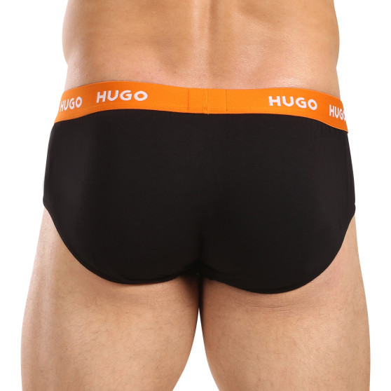 3PACK HUGO miesten alushousut musta (50517879 961)