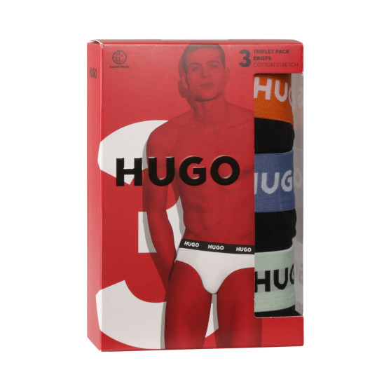 3PACK HUGO miesten alushousut musta (50517879 961)