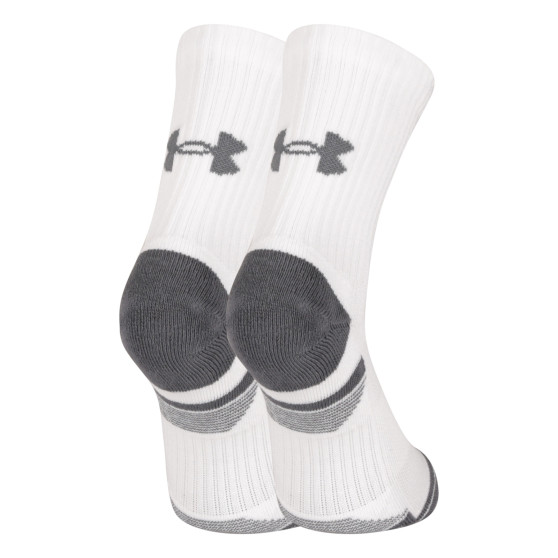 3PACK Under Armour sukat valkoiset (1379530 100)