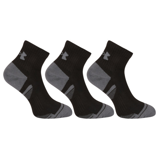 3PACK Under Armour sukat mustat (1379528 001)