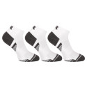 3PACK Under Armour sukat valkoiset (1379504 100)