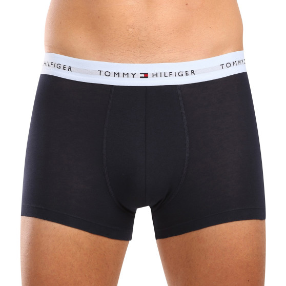 3PACK Tommy Hilfiger miesten bokserit tummansiniset shortsit (UM0UM02763 0T3)