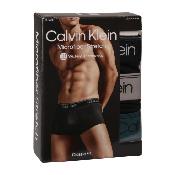 3PACK Calvin Klein miesten bokserit mustat (NB2569A-Q7E)