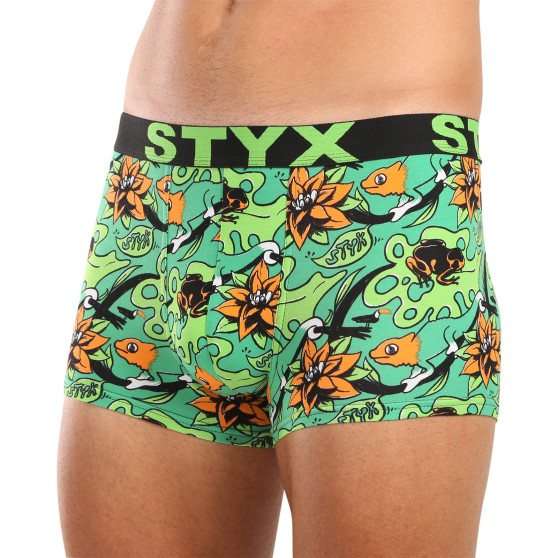 3PACK Styx miesten boxershortsit art sports kumi monivärinen (3G15780)