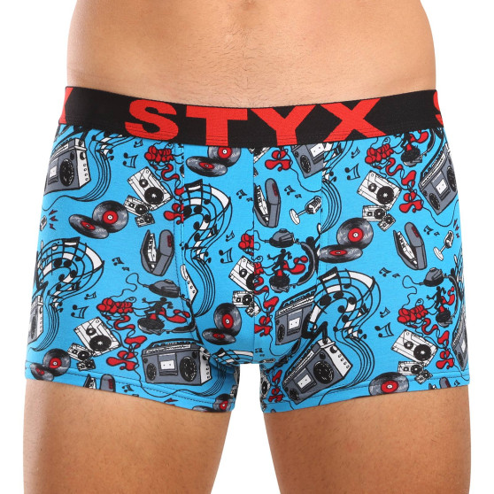 3PACK Styx miesten boxershortsit art sports kumi monivärinen (3G15780)