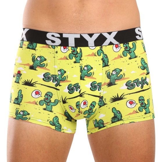 3PACK Styx miesten boxershortsit art sports kumi monivärinen (3G13198)