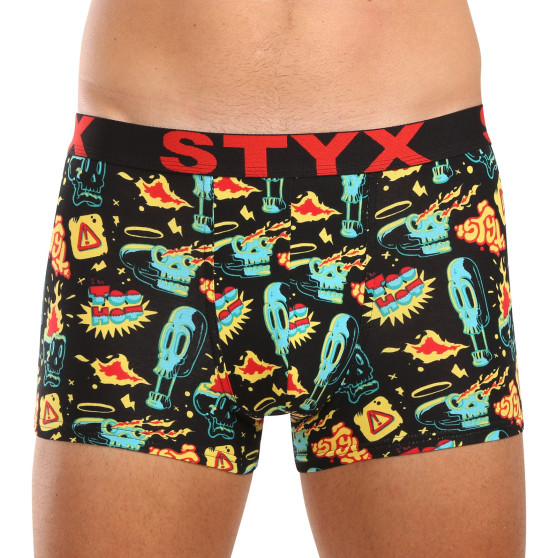 3PACK Styx miesten boxershortsit art sports kumi monivärinen (3G13198)