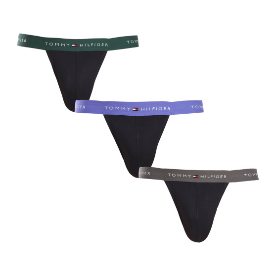 3PACK Tommy Hilfiger miesten jocks mustat (UM0UM03384 0UI)