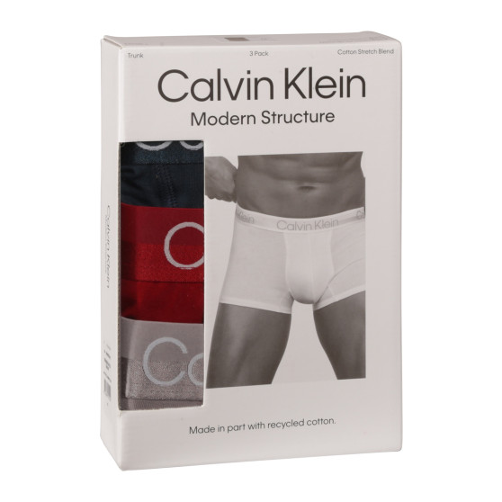 3PACK Calvin Klein miesten bokserit moniväriset shortsit moniväriset (NB2970A-PZN)