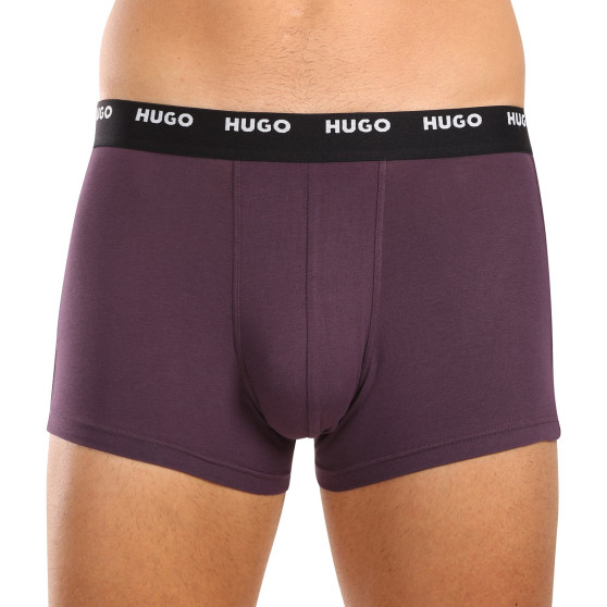 5PACK HUGO miesten bokserit moniväriset shortsit moniväriset (50479944 973)