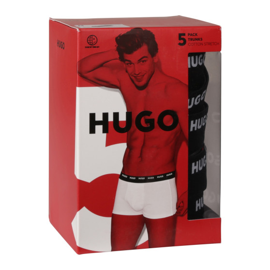 5PACK HUGO miesten bokserit moniväriset shortsit moniväriset (50479944 973)