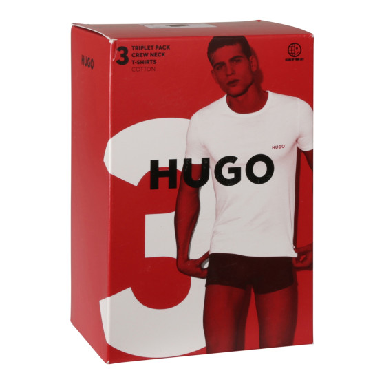 3PACK HUGO miesten t-paita monivärinen (50480088 966)