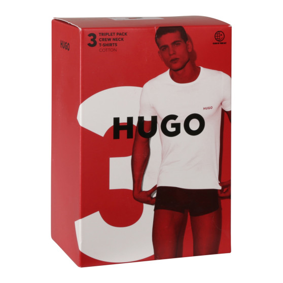 3PACK HUGO miesten t-paita monivärinen (50480088 985)