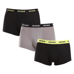 3PACK HUGO miesten bokserit moniväriset shortsit moniväriset (50517878 986)