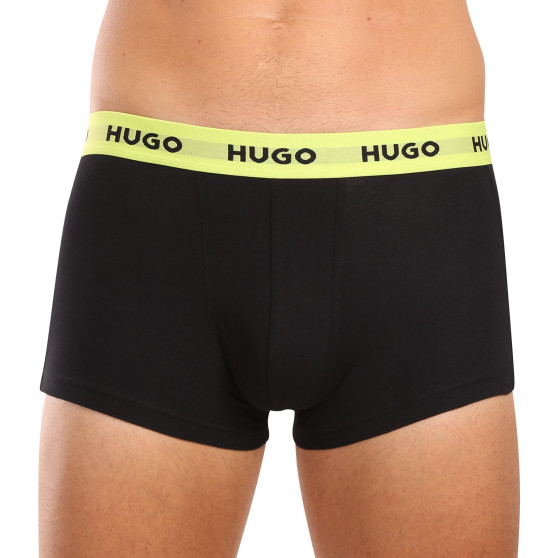 3PACK HUGO miesten bokserit moniväriset shortsit moniväriset (50517878 986)