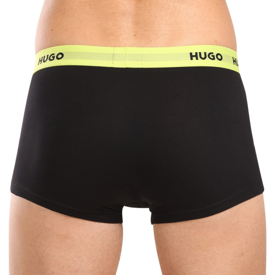 3PACK HUGO miesten bokserit moniväriset shortsit moniväriset (50517878 986)