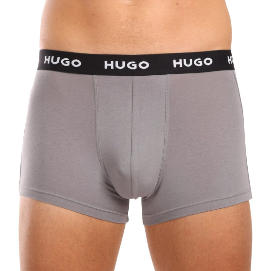 3PACK HUGO miesten bokserit moniväriset shortsit moniväriset (50517878 986)