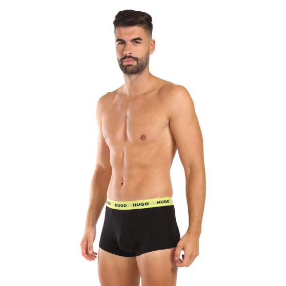 3PACK HUGO miesten bokserit moniväriset shortsit moniväriset (50517878 986)