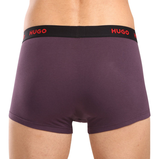 3PACK HUGO miesten bokserit moniväriset shortsit moniväriset (50517878 987)