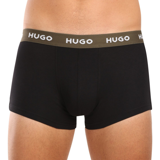 3PACK HUGO miesten bokserit moniväriset shortsit moniväriset (50517878 987)