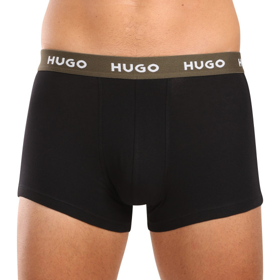 3PACK HUGO miesten bokserit mustat (50517878 988)