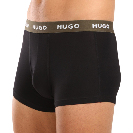 3PACK HUGO miesten bokserit mustat (50517878 988)