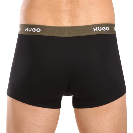 3PACK HUGO miesten bokserit mustat (50517878 988)