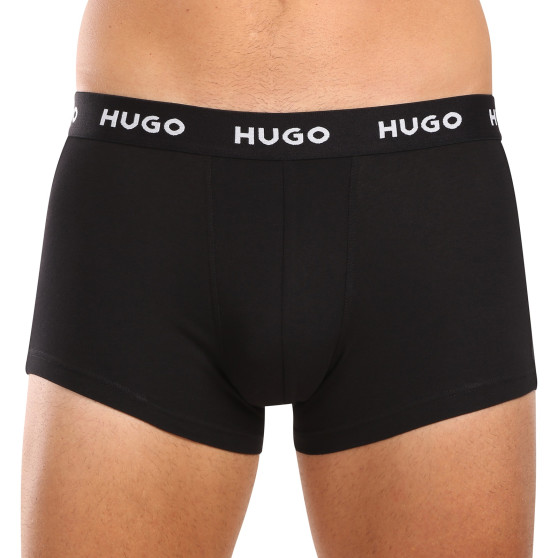 3PACK HUGO miesten bokserit mustat (50517878 988)