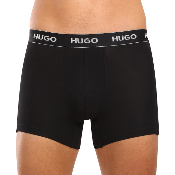 3PACK HUGO miesten bokserit mustat (50517886 991)