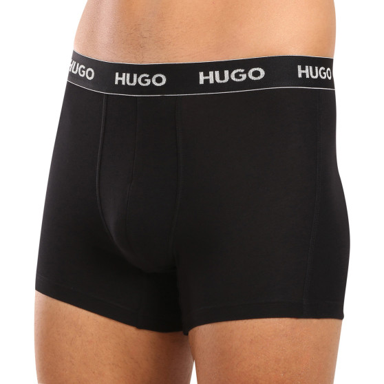 3PACK HUGO miesten bokserit mustat (50517886 991)