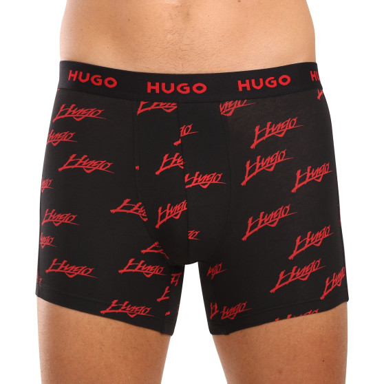 3PACK HUGO miesten bokserit moniväriset shortsit moniväriset (50517887 984)