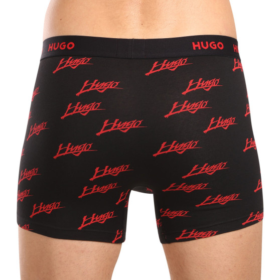 3PACK HUGO miesten bokserit moniväriset shortsit moniväriset (50517887 984)