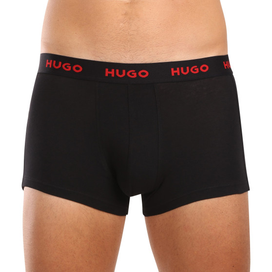 3PACK HUGO miesten bokserit moniväriset shortsit moniväriset (50517894 980)