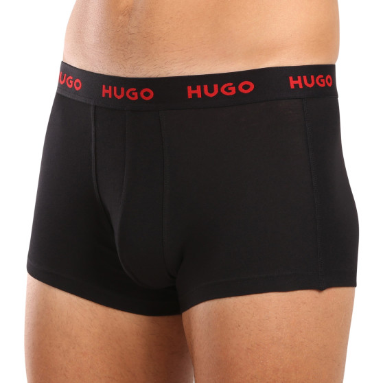 3PACK HUGO miesten bokserit moniväriset shortsit moniväriset (50517894 980)