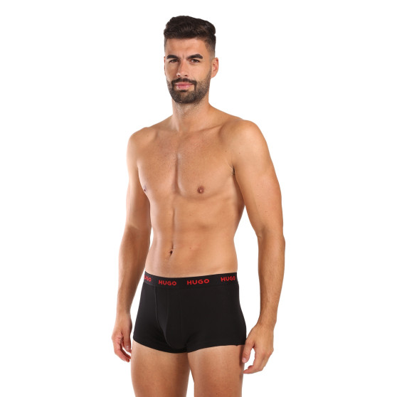 3PACK HUGO miesten bokserit moniväriset shortsit moniväriset (50517894 980)