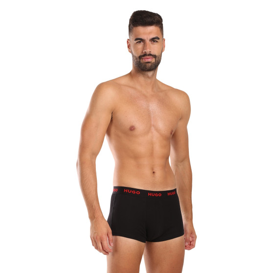 3PACK HUGO miesten bokserit moniväriset shortsit moniväriset (50517894 980)