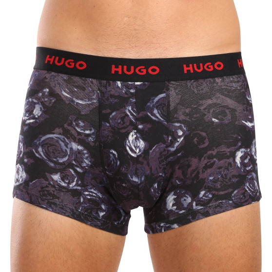 3PACK HUGO miesten bokserit moniväriset shortsit moniväriset (50517894 982)