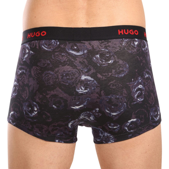 3PACK HUGO miesten bokserit moniväriset shortsit moniväriset (50517894 982)