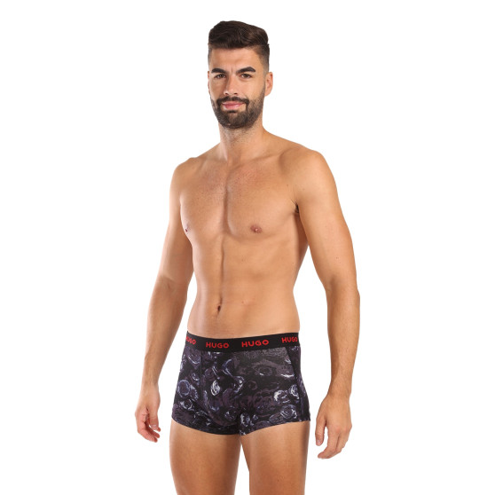 3PACK HUGO miesten bokserit moniväriset shortsit moniväriset (50517894 982)