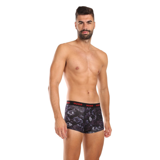 3PACK HUGO miesten bokserit moniväriset shortsit moniväriset (50517894 982)