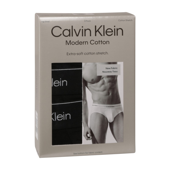 3PACK Calvin Klein miesten alushousut musta (NB3962A-TM6)